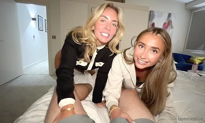 Bonnie Blue & Lily Phillips – POV Sextape With Two British Sluts